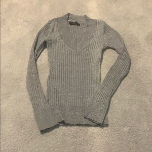 👉NEVER WORN SILVER BLOUSE 👚